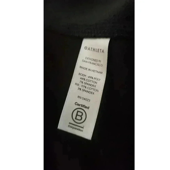 Athleta jacket grey and black cheetah print‎ womens size small with hood - Picture 5 of 5